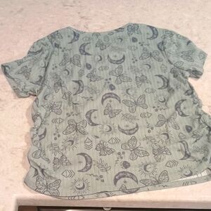 Wonder Nation Green and Gray Graphic Tee